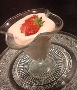 Mousse à la fraise