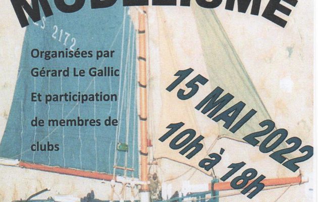 15 mai 2022 : animation et démonstration de modélisme à Beaumont-Pied-de-Boeuf