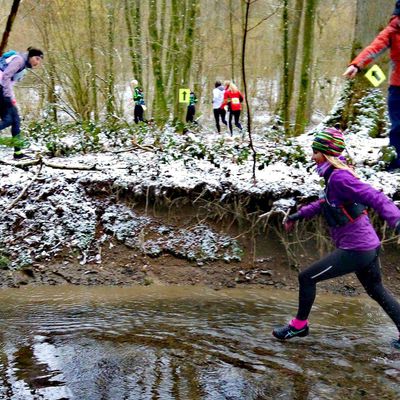 12km enneigés à Chimay un 18 mars