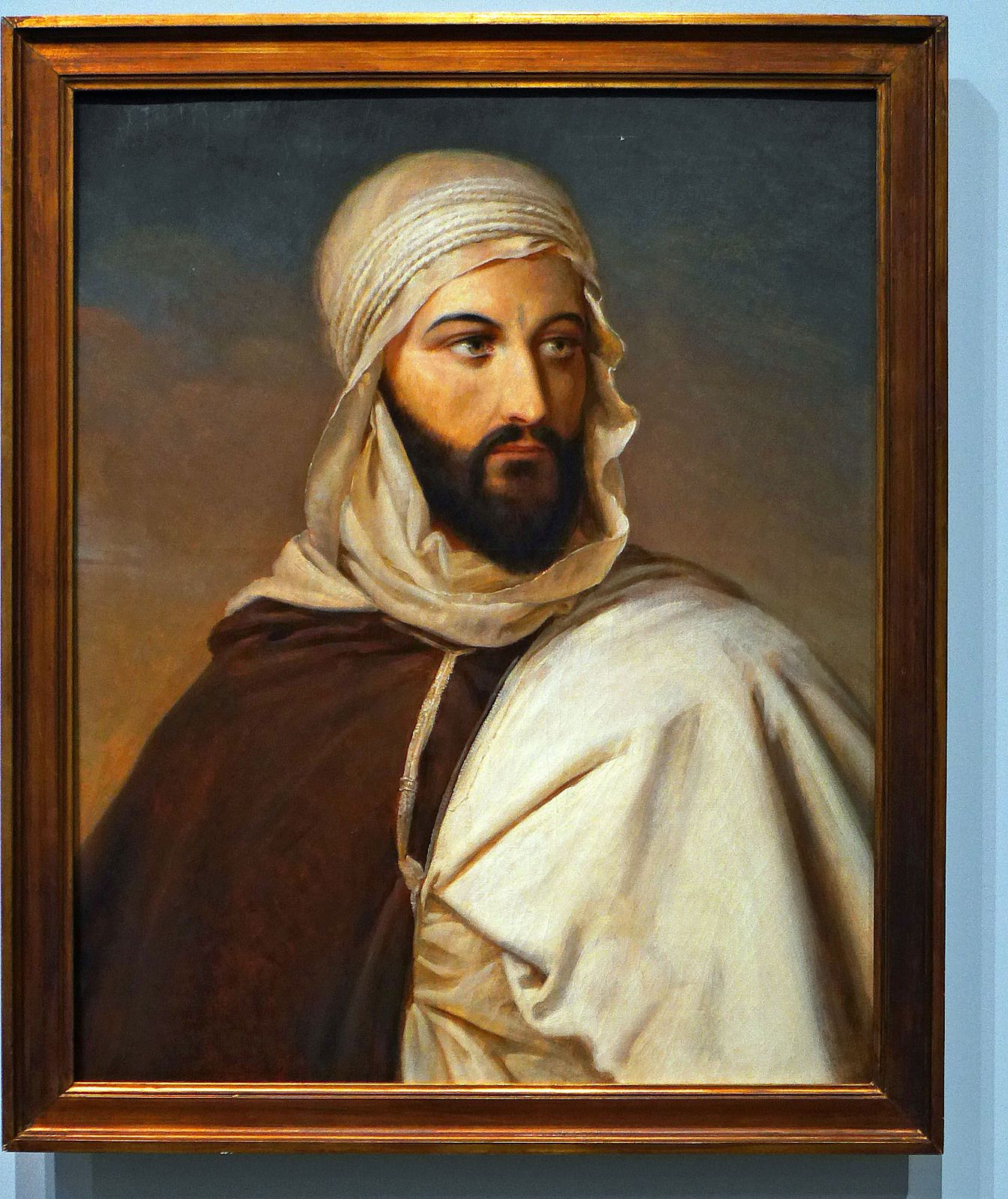 Marie-Eléonore GODEFROID (1778-1849), Portrait d'Abd El-Kader (1830-1844), huile sur toile. France, Paris, musée de l'armée.