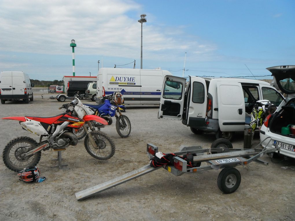 Le premier entrainement dans le sable a débuté.