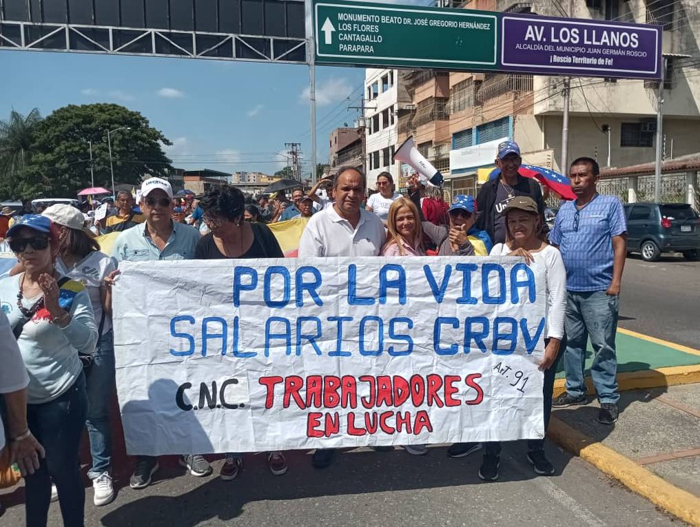 Fuerza laborales marcharon en Guárico, Vargas y Zulia en el Día Internacional del Trabajador