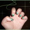 nail art : vert