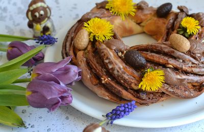 Brioche tressée de Pâques - Jours Heureux