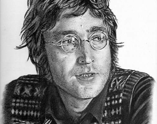 Portrait de John Lennon