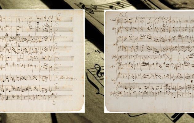 Une partition originale de Mozart bientôt mise en vente à Paris