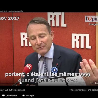 LE général Pierre de Villiers en civil. ?coutez-le svpl..
