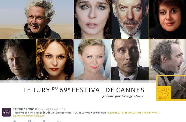 Voici la composition du jury du festival de Cannes 2016.