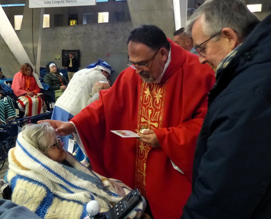 Les photos du pèlerinage à Lourdes d'avril 2024