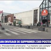 Auchan envisage de supprimer 2.300 emplois dans un plan social d'ampleur