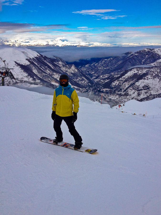 Gros ski à Limone !