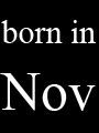 born in november