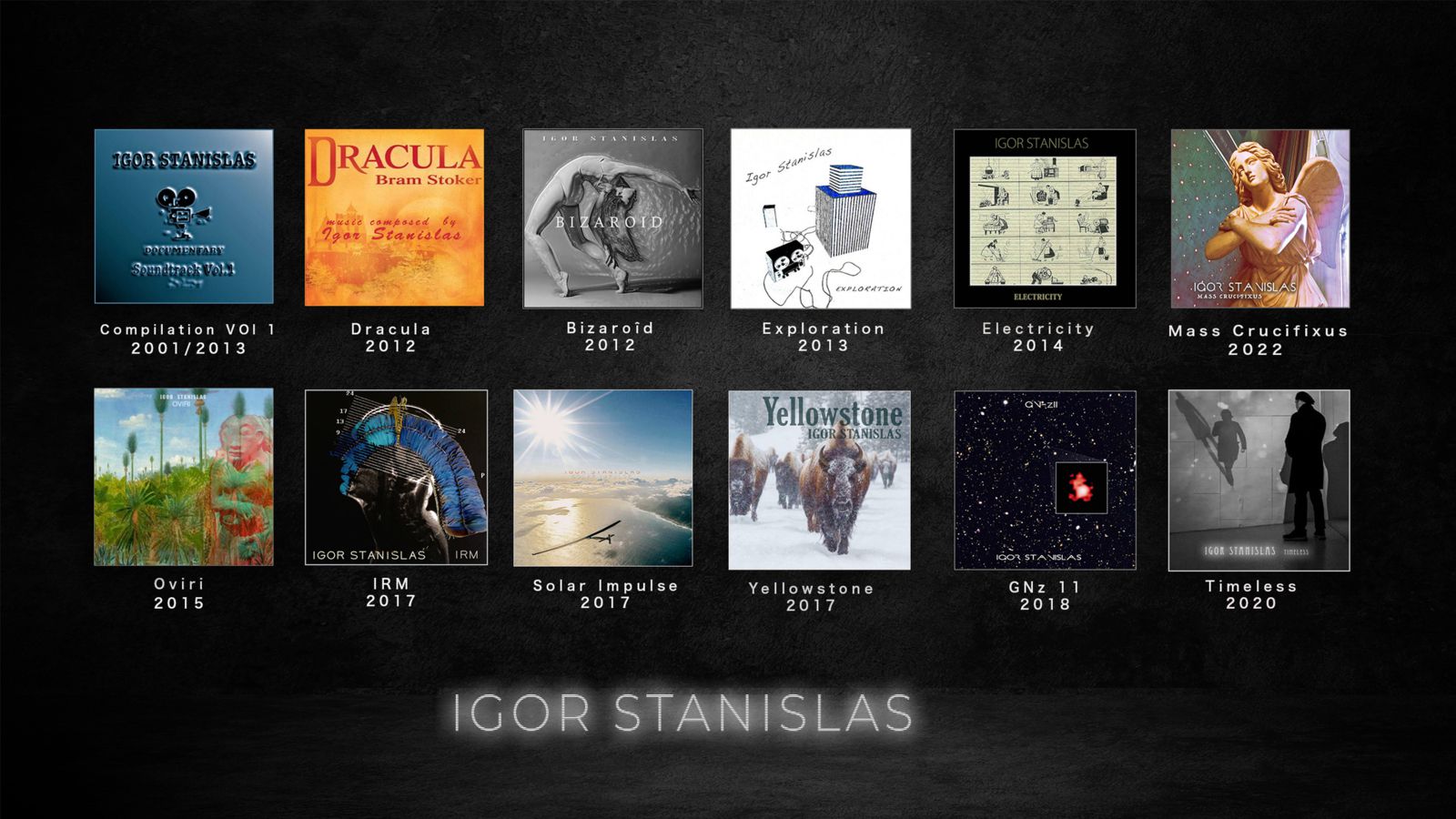 Albums, Igor Stanislas albums, Igor Stanislas discographie,