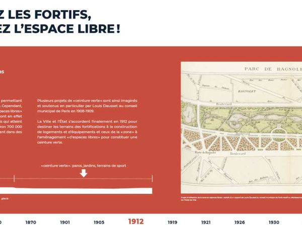 Exposition &quot; L'empreinte des fortifs&quot; à l'occasion du centenaire de la décision de la démolition des fortifications de Paris #2