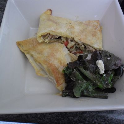 Feuilles de brick à l'oeuf