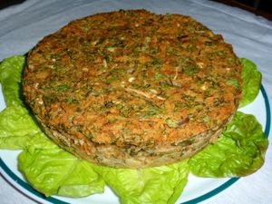  Terrine campagnarde et son coulis de tomate au basilic