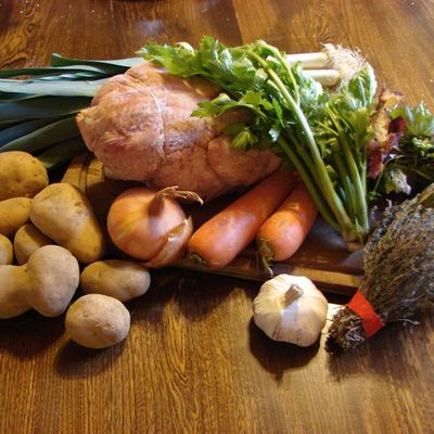 Poule au pot à l'ancienne