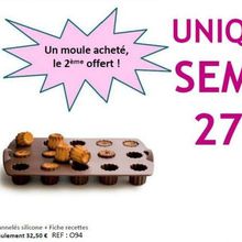 Promo Moule Mini Cannelé - du 30 juin au 13 juillet 2014