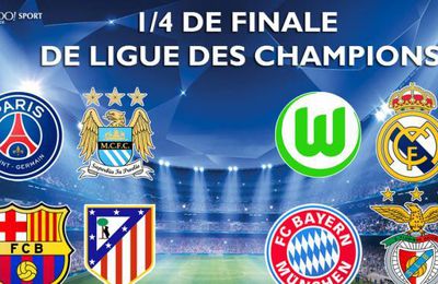 Champions League : ¼ de finale, Paris tombe sur City