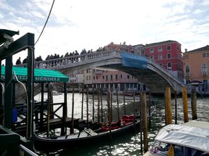 Vue sur le Canal Grande depuis le parvis de la gare