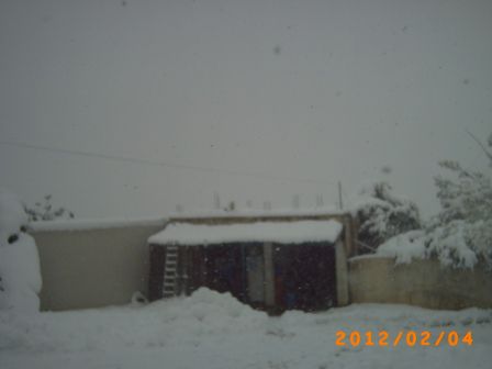 souvenir de la tempête de neige en février 2012 a Tifra