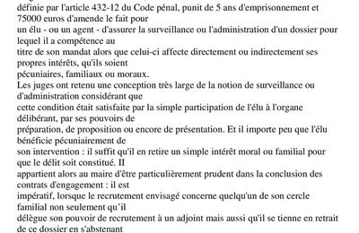 Article 432-12 du Code Pénal