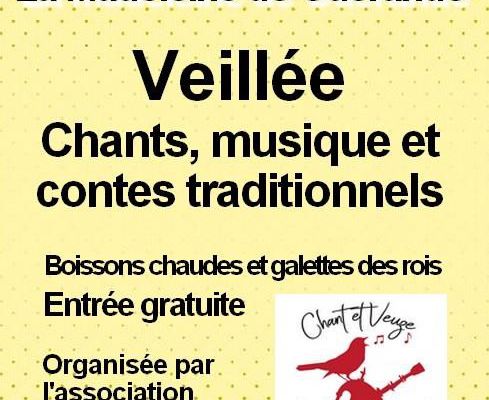 Guérande - Veillée chant, musique et contes traditionnels - Vendredi 12 janvier 2024