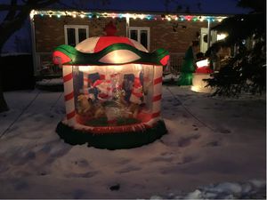 Ambiance de Noël au Canada par Alfred Andrieu