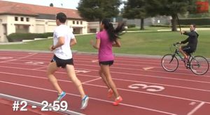 Entrainement piste avec Brenda Martinez - séries de 1000m