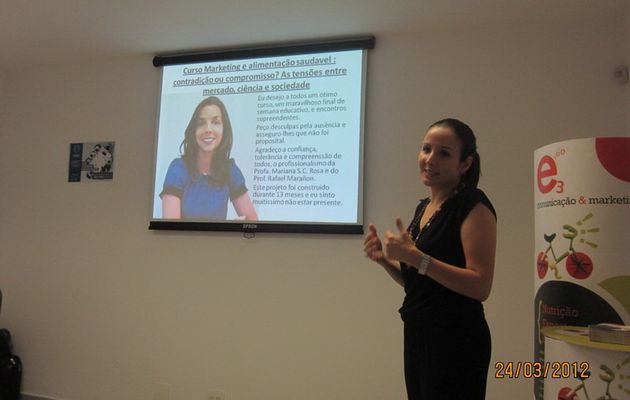 Workshop "Nutrição na Mídia" com a Dra. Juliana T. Grazini dos Santos