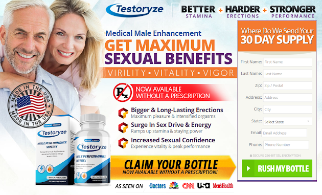 Testoryze Male Enhancement : Review, Benefits, Harder, Booster, Bigger Erection #Long-Lasting & Buy ?