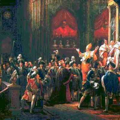 29 mai 1825 - Charles X couronné à Reims