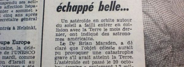 Et dire que le monde aurait pu s'arreter en 1976...