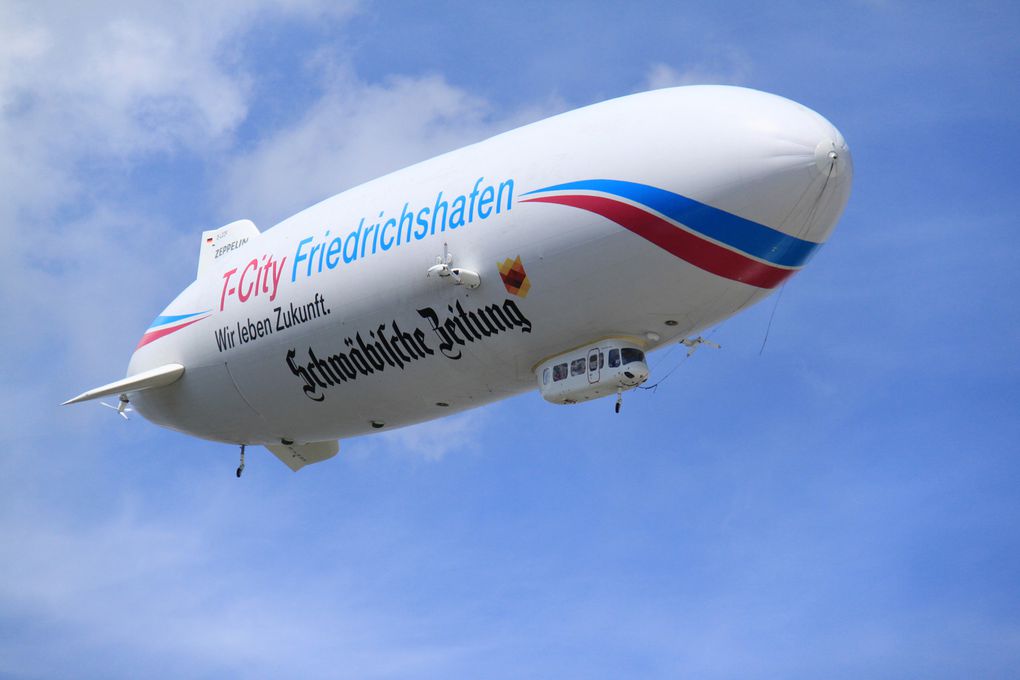 Visite du port de Friedrichshafen et le Zeppelin au bord du Lac de Constance.