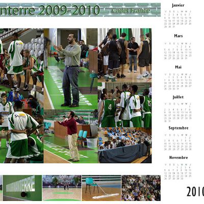 Cadets France JSFNanterre :Calendrier : 2009-2010