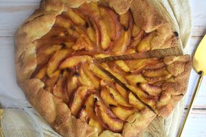 Tarte rustique aux nectarines