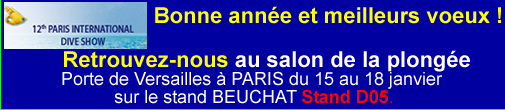 Meilleurs voeux, excellente année 2010 ! Rendez-vous au salon de la plongée !