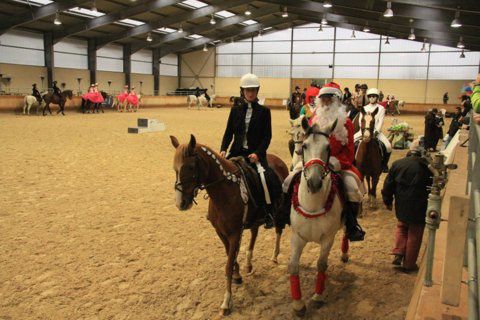 Parallèlement aux Equimasters Dressage Rhône-Alpes se déroulait le concours de sélection de l'Equita'Club Carrousel. Au final 8 équipes sont sélectionnées et seront en lice à Eurexpo le jeudi 1er novembre !!
Crédit photos Florence Loslier. F