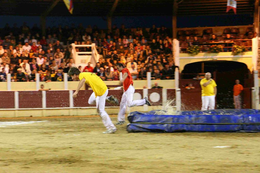 Arènes Parentis 13-08-2010
Croque-vache contre les Pompiers!!