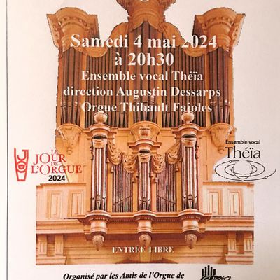 Concert d'orgue par Thibault Fajoles à Fontainebleau