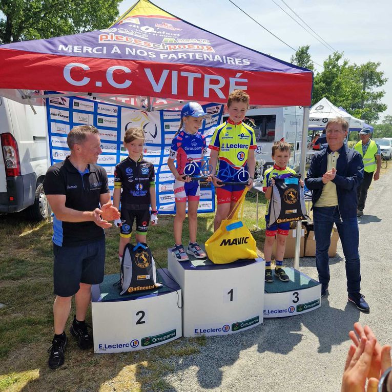 Podiums de Montanel et Vitré