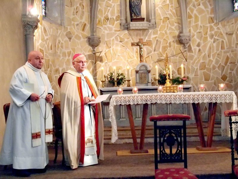 VISITE PASTORALE DE Mgr HERBRETEAU À NOTRE PAROISSE: LES CONFIRMATIONS ET LA CONFÉRENCE SUR ADÈLE de BATZ de TRENQUELLÉON 