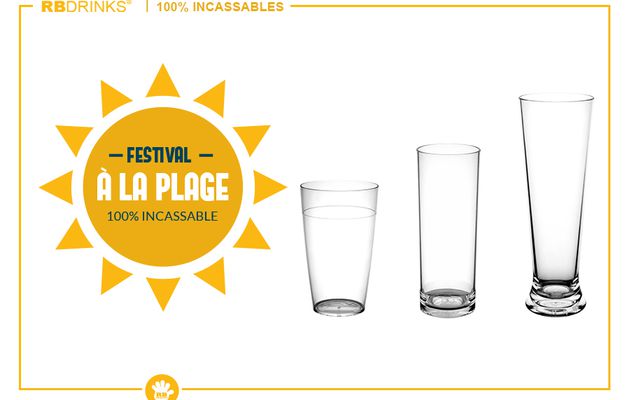 Les festivals sur la plage se font en toute sécurité avec RBDRINKS®