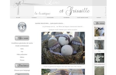 Création e-boutique "Zinc et Grisaille"