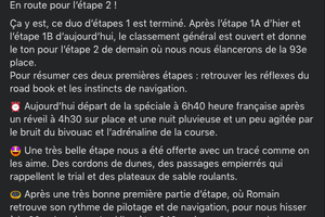 DAKAR : ÉTAPE 1