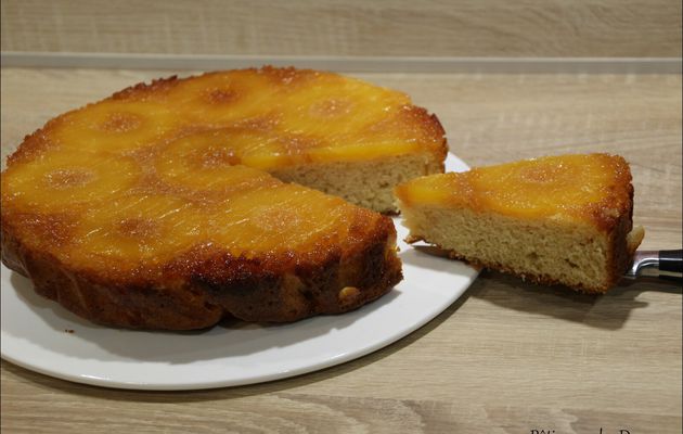 Le Gâteau renversé à l'Ananas de Cyril Lignac