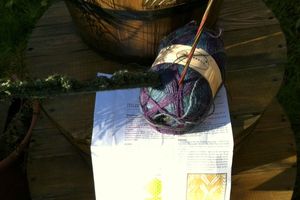 KAL Tricot dentelle chez "les petites croix de Nicolbrod39"