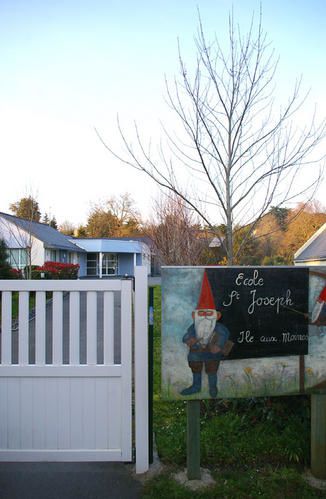 L'ile aux Moines sans enfants.