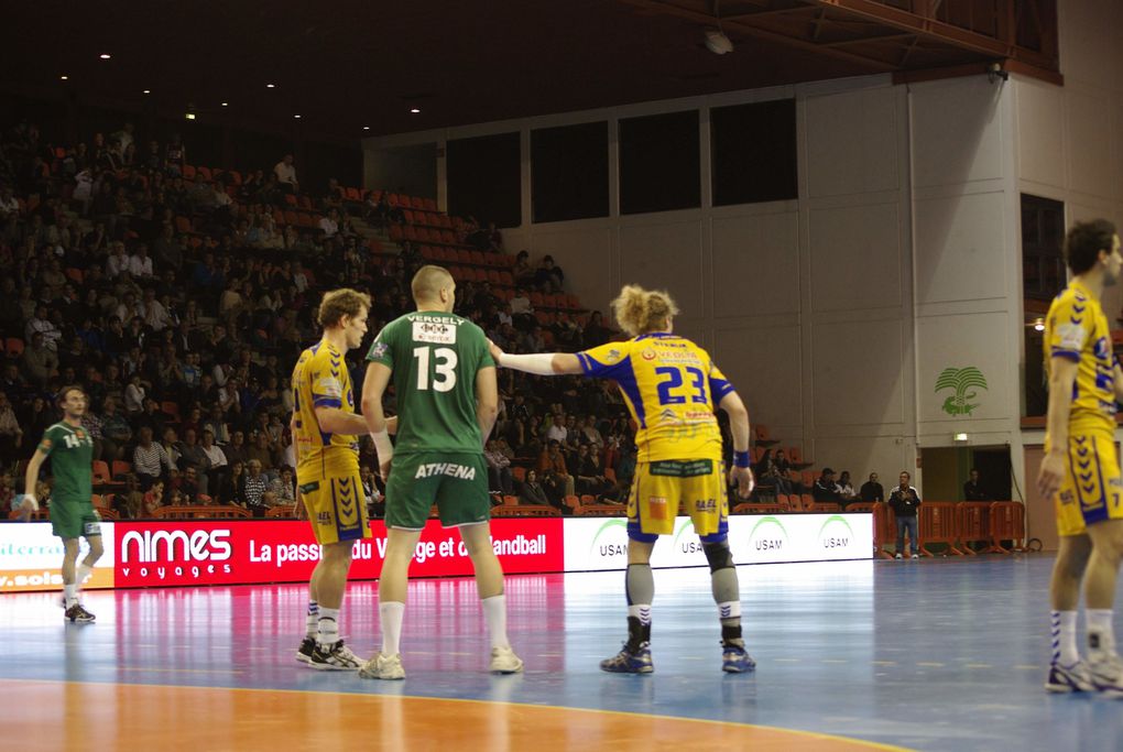 Match de Handball du 30 mars 2012 au Parnasse à Nîmes - Un match sous haute tension...