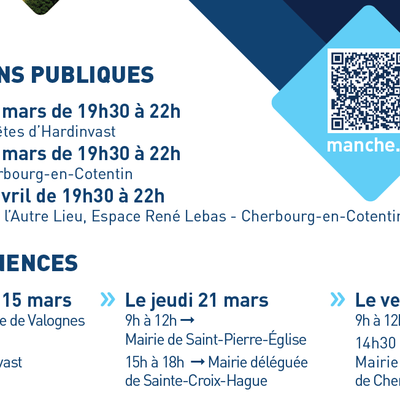 Contournement sud-ouest de Cherbourg-en-Cotentin première réunion publique le 12 mars !